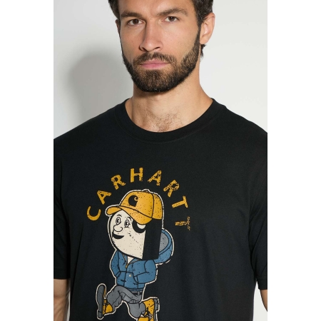 Koszulka Carhartt Lightweight Active Jac Graphic - Black
